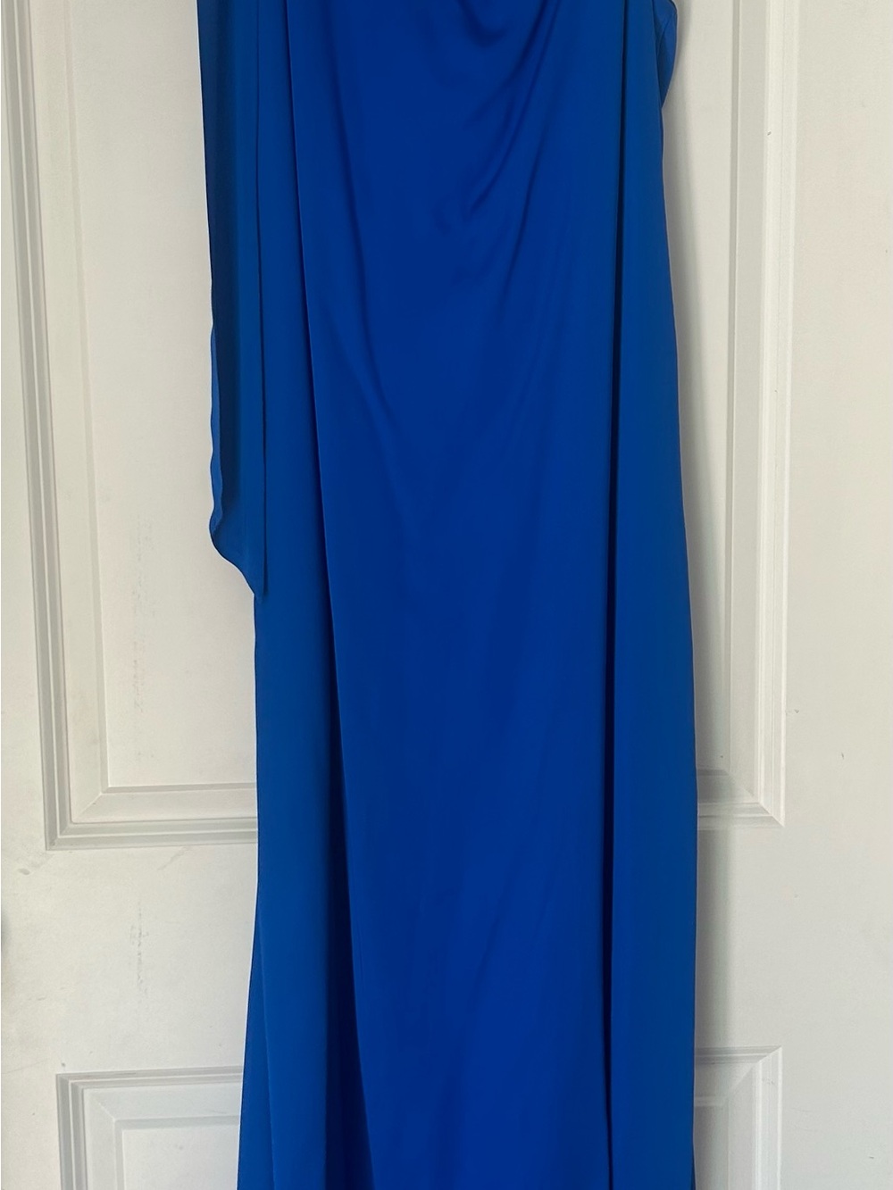 Reiss Royal Blue Sleeveless Silk Maxi Dress - Picture 3 of 4